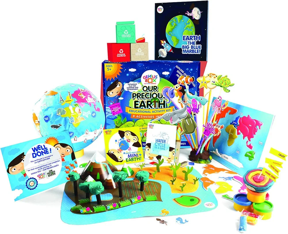 Genius Box Play some Learning Educational Toy For 5 Years And Up: Our Precious Earth Diy, Activity Kit, Experiment, Learning Kit, Educational Kit, Stem Toy