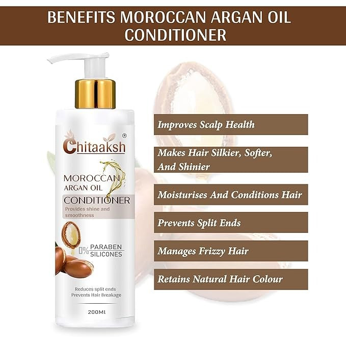 Chitaaksh Moroccan Argan Conditioner - 200 ml