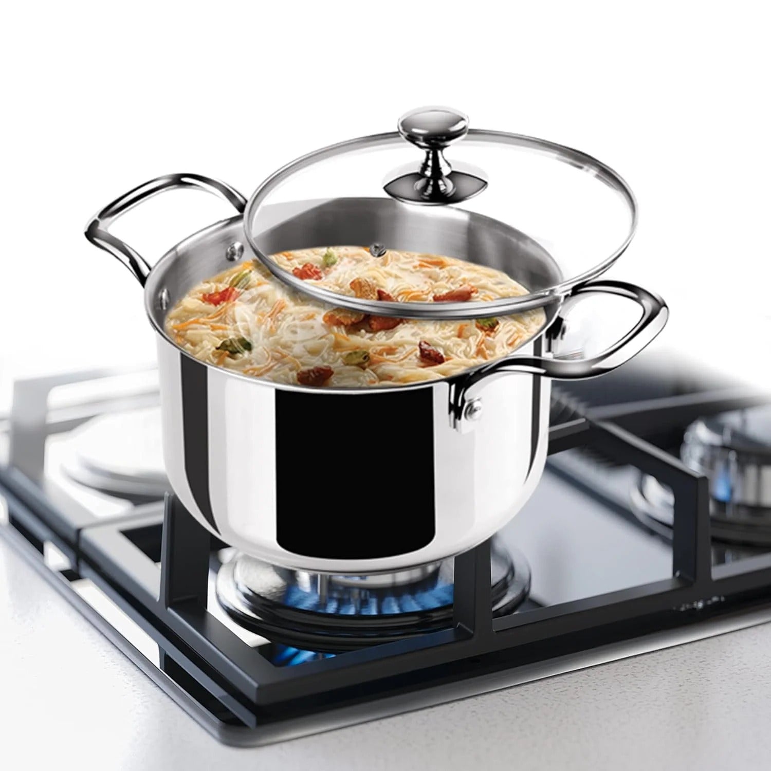 Milton Tri-Ply Stainless Steel Casserole with Lid