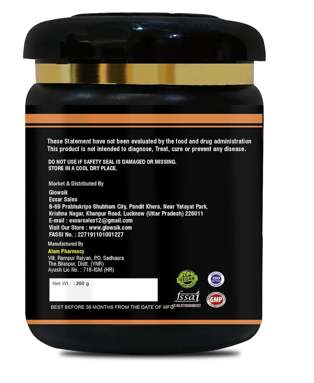 Glowsik Gut Support Pro Powder  - 200 Gms | Pack of 2