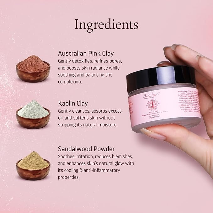 Indulgeo Essentials Pore Minimizing Detan Face Pack - 30 gms