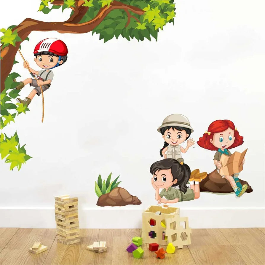 Rawpockets Kids Activity Self Adhesive Wall Sticker
