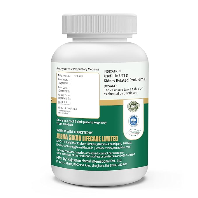 Jeena Sikho Nefron Plus | Herbal Kidney Wellness Capsules - 60 Caps
