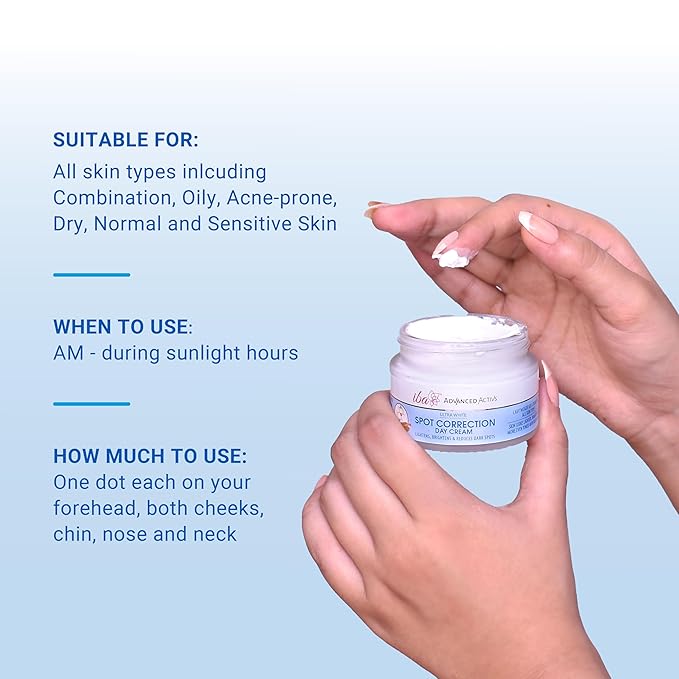 Iba Advanced Activs Ultra White Spot Correction Day Cream - 50 Gms