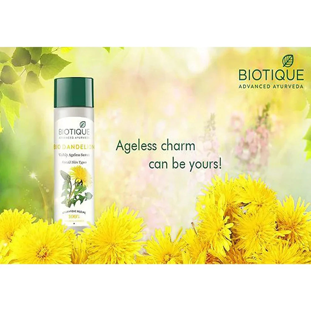 Biotique Bio Dandelion Visibly Ageless Serum - 190 ml