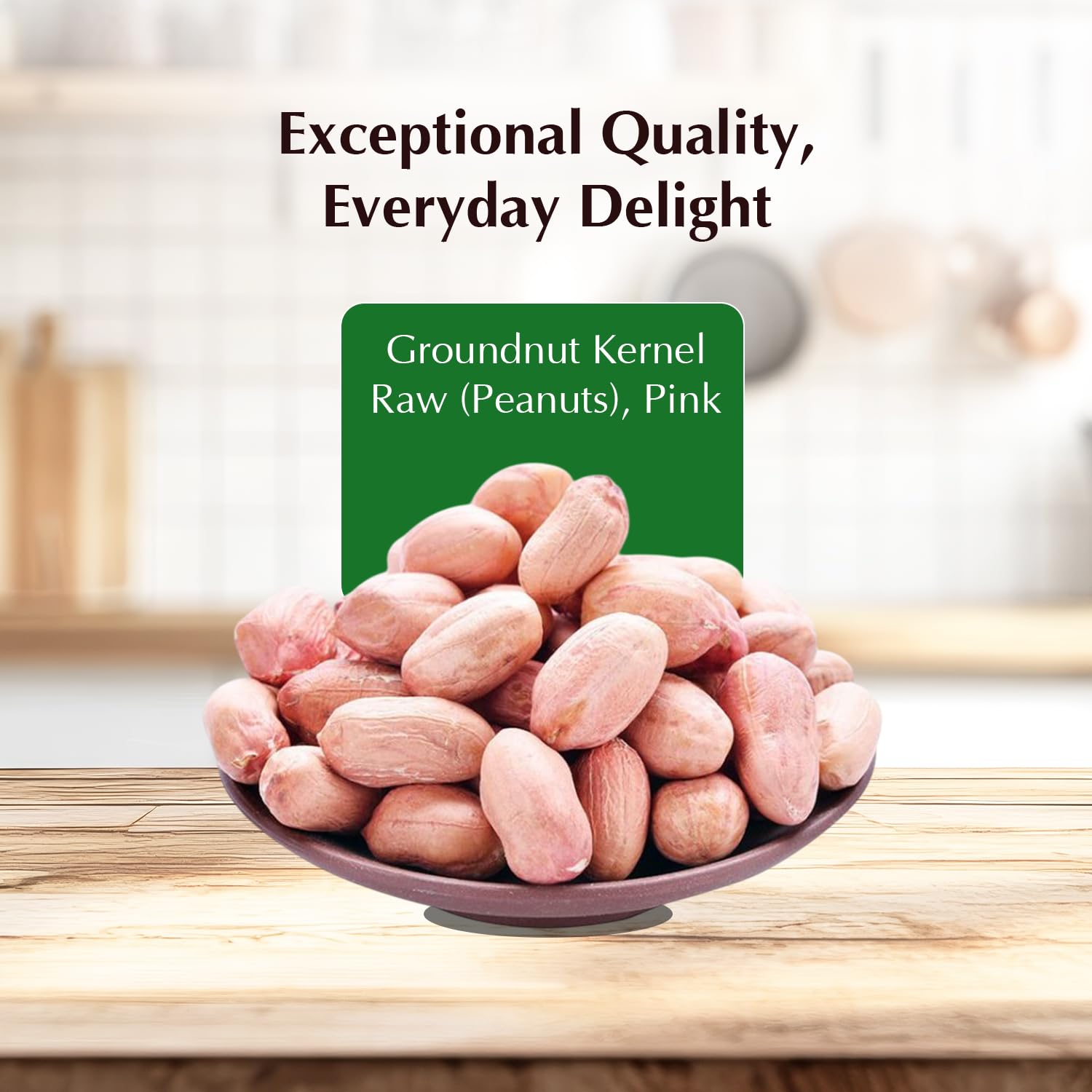 Vedaka Raw Peanuts, Pink, 1kg