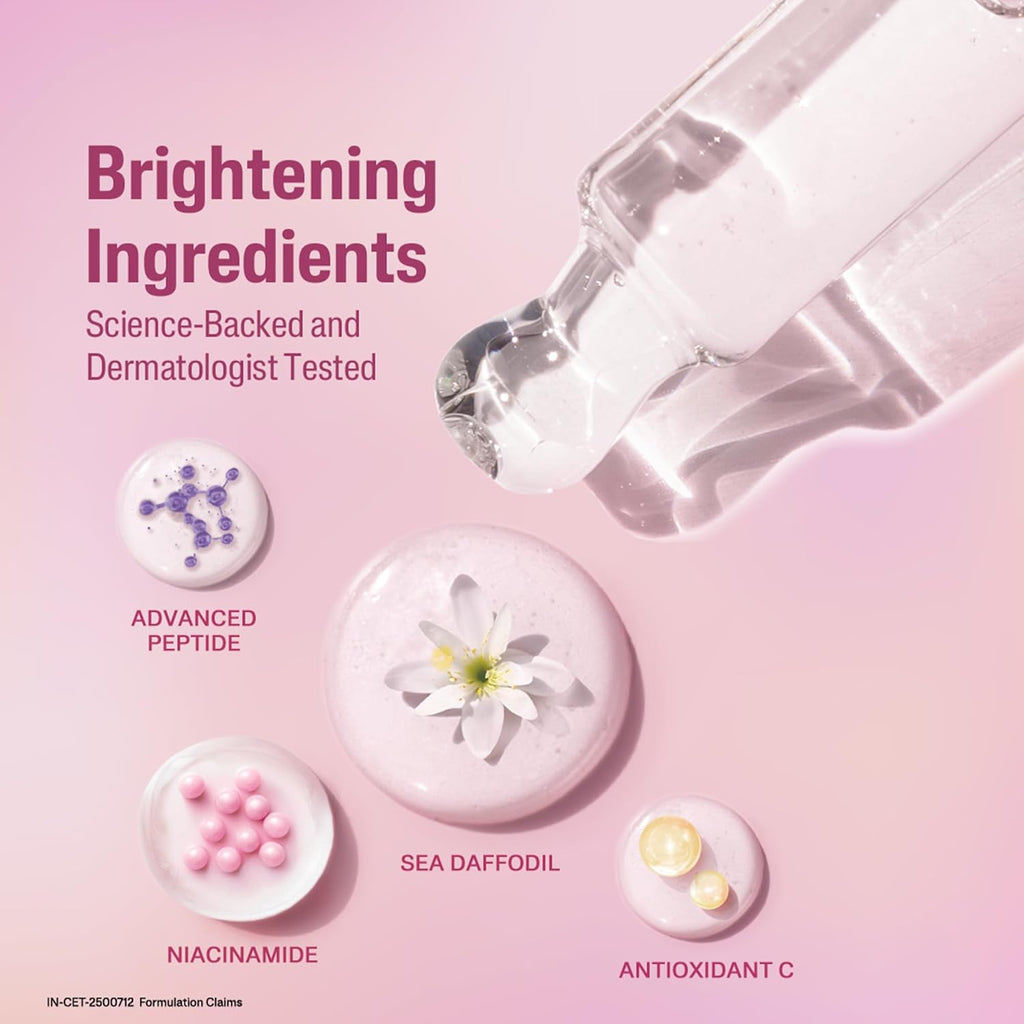 CETAPHIL Bright Healthy Radiance Perfecting Serum | 10ml | GentleBright Technologyâ„¢ with Antioxidant C and Advanced Peptide | 7x POWER for Radiant Sensitive Skin | Fragrance Free