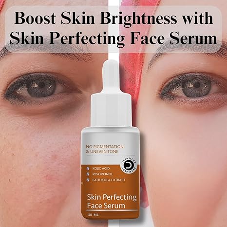 Dermistry Kojic Acid Pigmentation Dark Spot Tan Removal Skin Lightening Face Serum - 30 ml