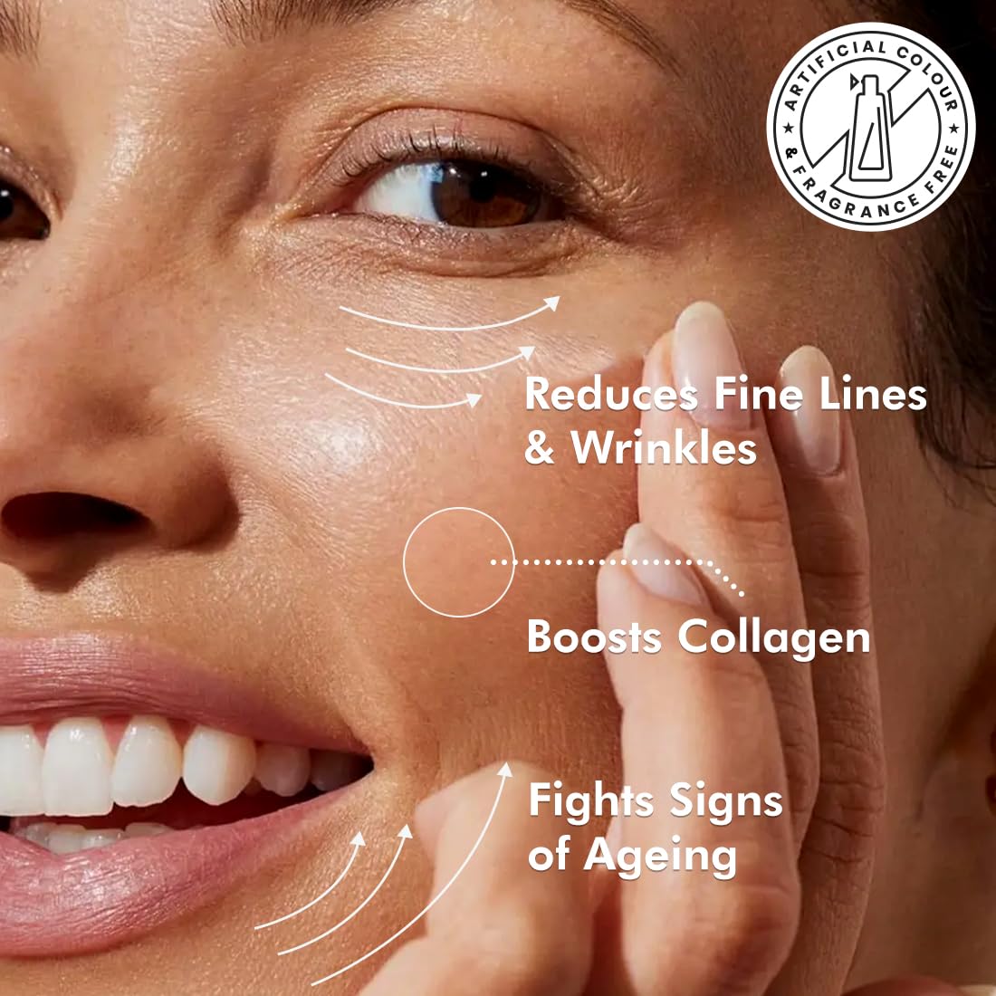 mCaffeine Anti Ageing Night Cream with Black Tea Complex™ for Fine Lines & Wrinkles | Fights Signs of Aging & Boosts Collagen by 80% | Vegan Collagen Peptide infused Night Cream for Women & Men -50ml