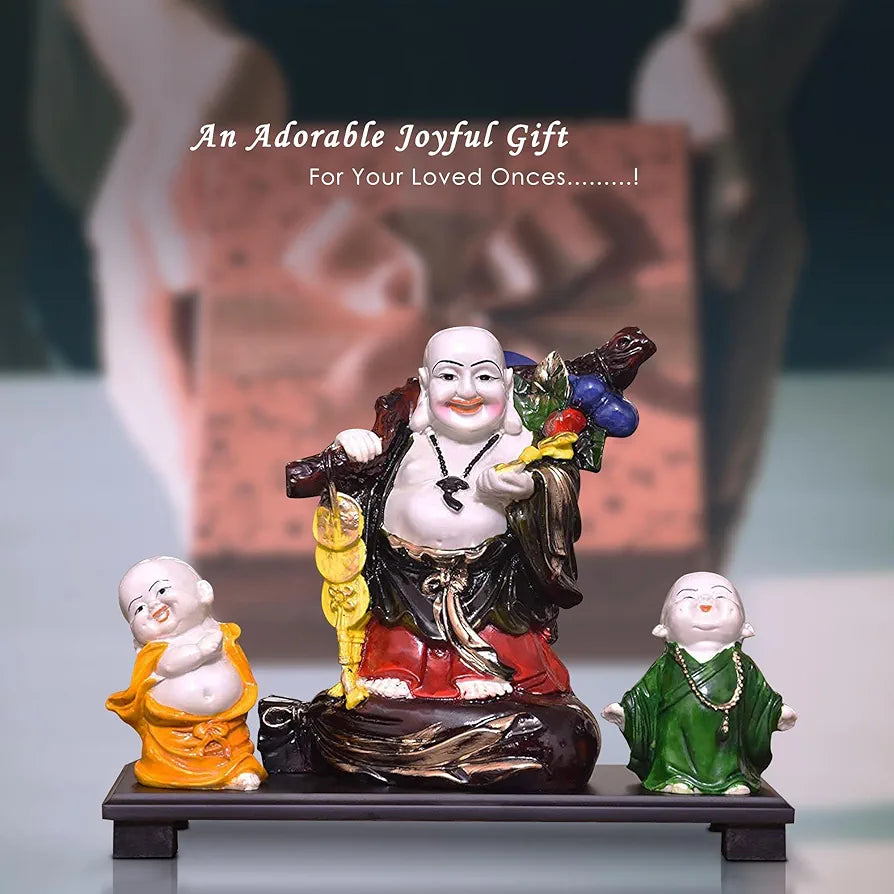 Mariner's Creation Laughing Buddha for Good Luck size-31X11X25 CM