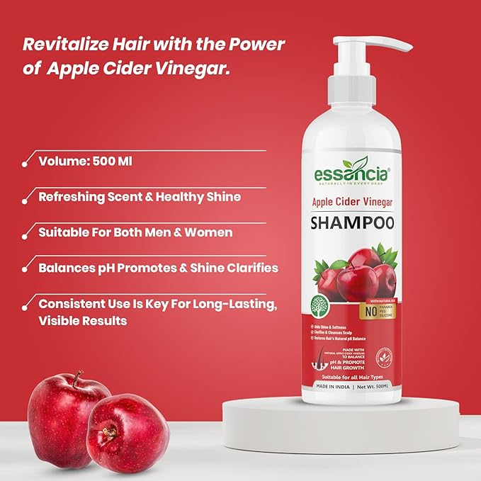 Essancia Apple Cider Vinegar Shampoo - 500 ml
