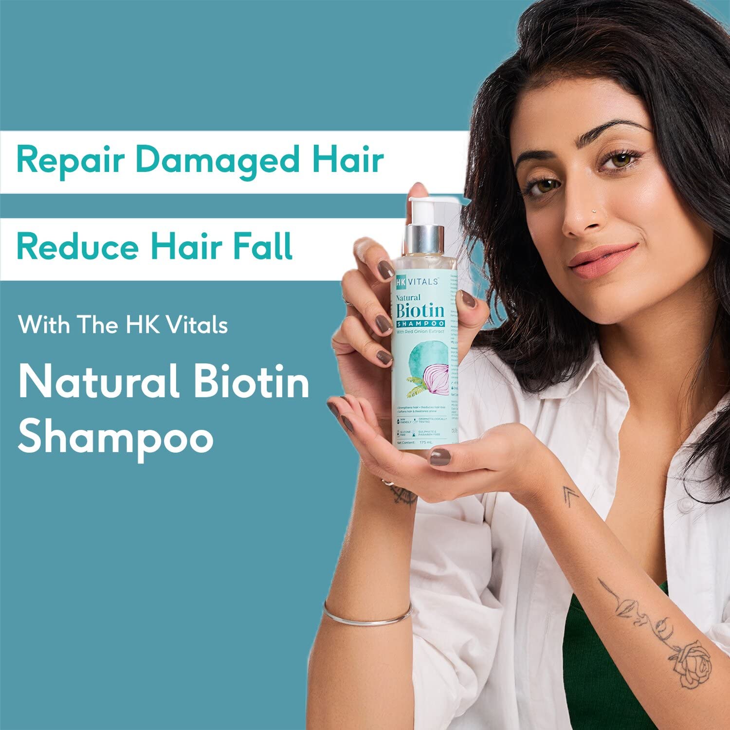 Healthkart HK Vitals Biotin Shampoo And Biotin Hair Mask Combo