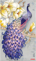 Rangoli Peacock Wall Sticker 12x18 Sheet – Elegant Self Adhesive Design-3