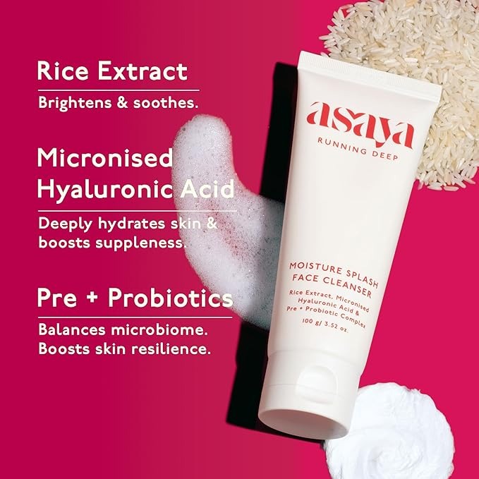 Asaya Hydrating Gentle Face Wash - 100 gms