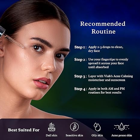 Viah Skin Renewing Serum for Acne Breakouts & Oiliness - 30 ml