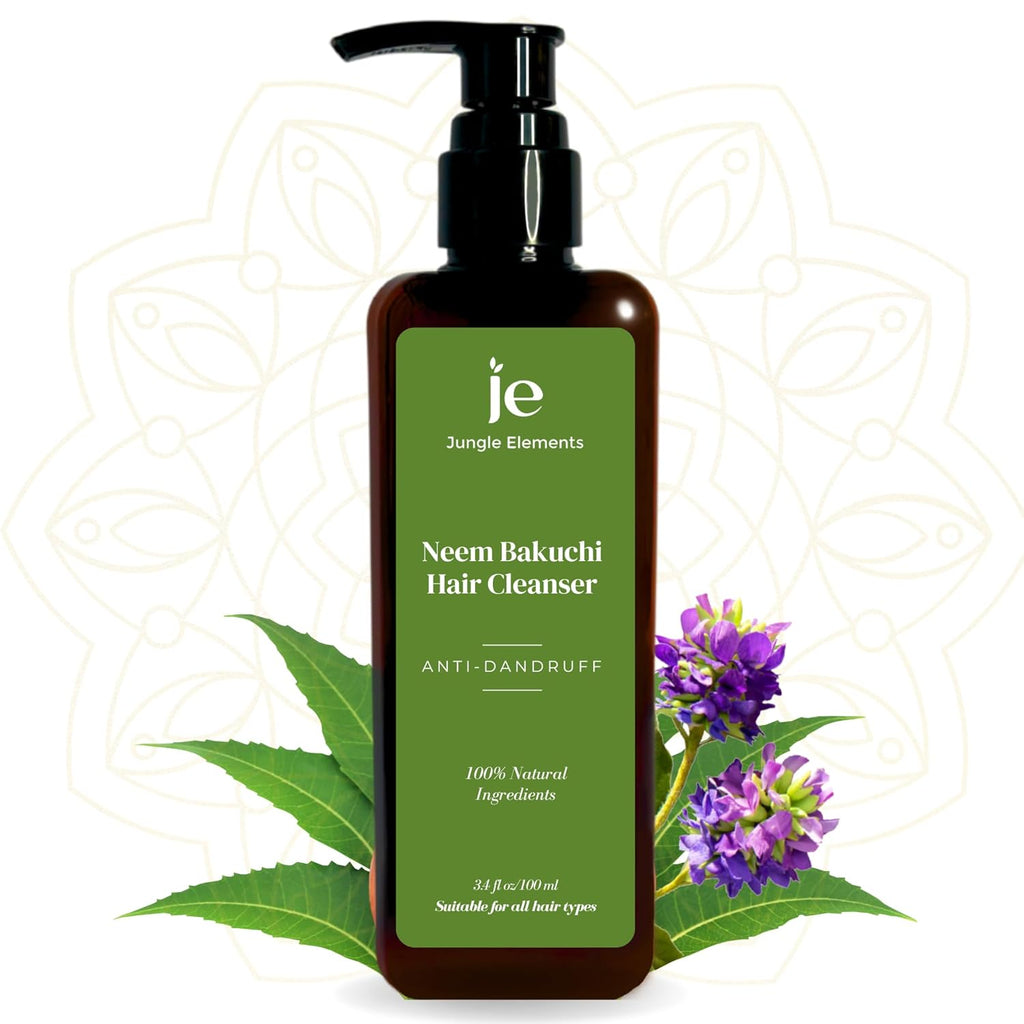 Jungle Elements Anti Dandruff Neem Hair Cleanser - 100 ml Each (Pack of 2)