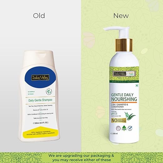 Indus Valley Organic Shampoo and Conditioner for Hair Care - 200 Ml