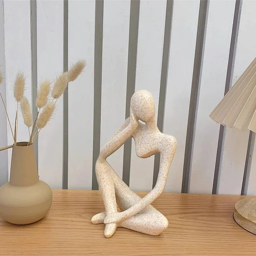 Mariner's Creation Premium Set of Three Modern Art Thinker showpiece 9x6x12.5cm