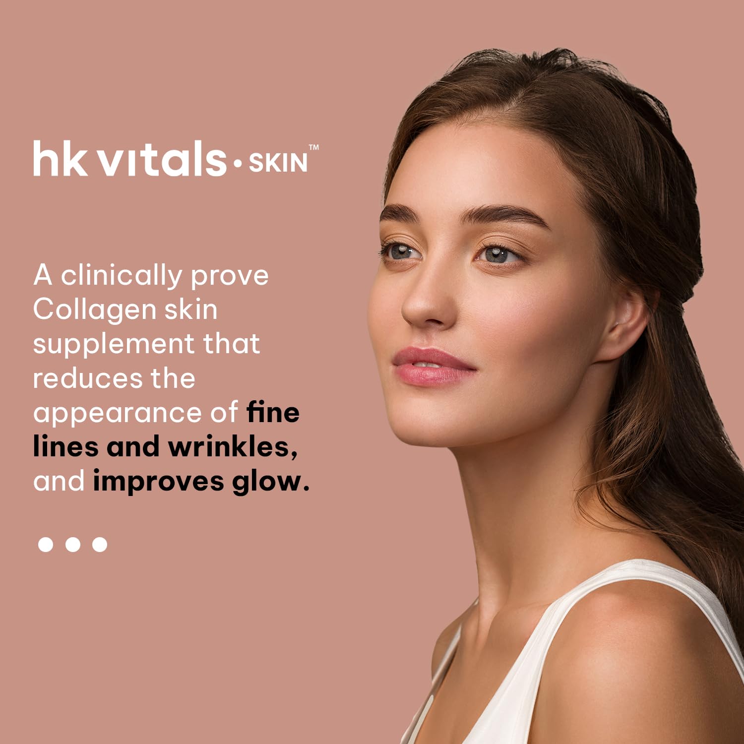 HealthKart hk vitals Skin Radiance Marine Collagen Supplement (Watermelon, 200g) |Vitamin C, E, Sodium Hyaluronate | For Healthy Skin, Hair & Nails