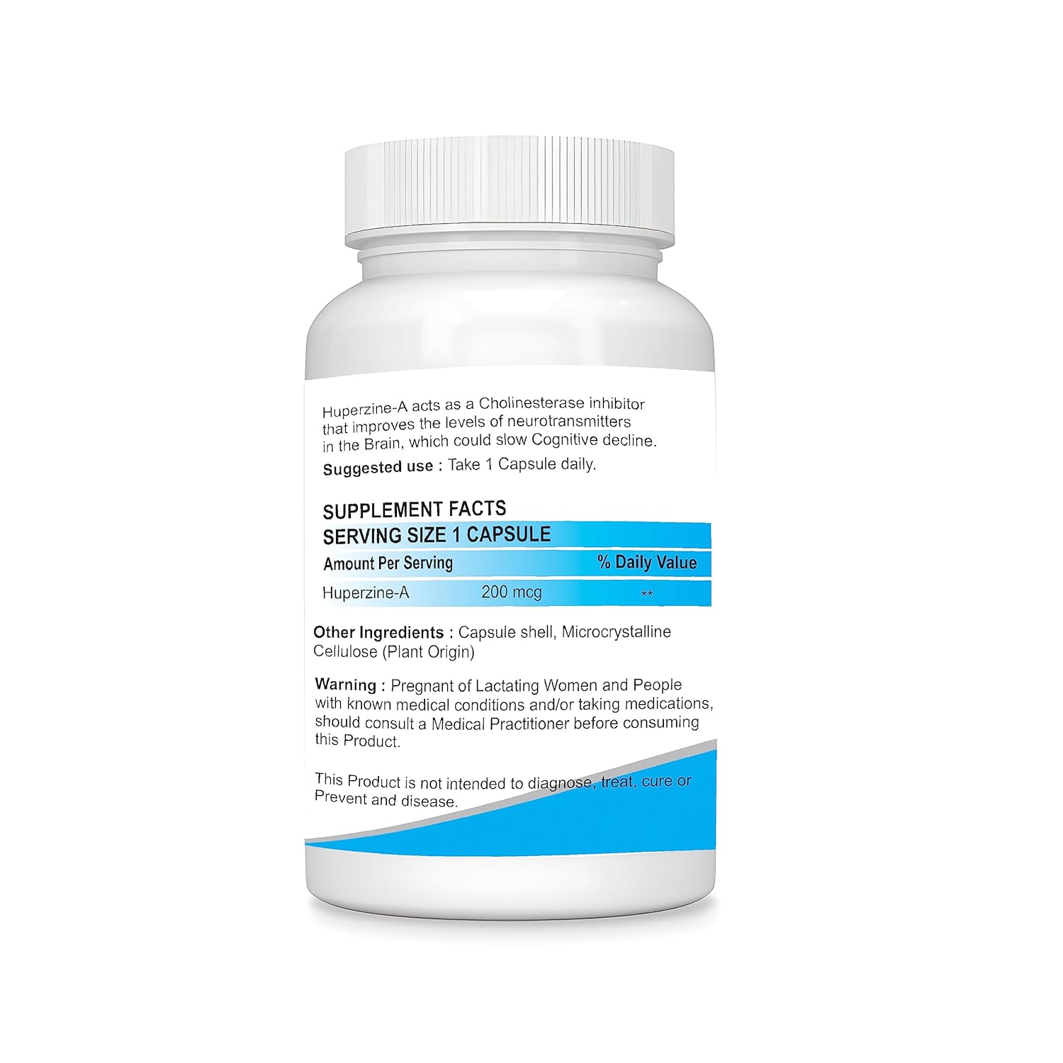 VITARUHEÂ® Huperzine A 200mcg Per Serving, 90 Capsules, (Huperzine A Supplement), Supports Focus, Cognition, Memory and Learning Ability, Premium Brain Health Supplement, No GMOs