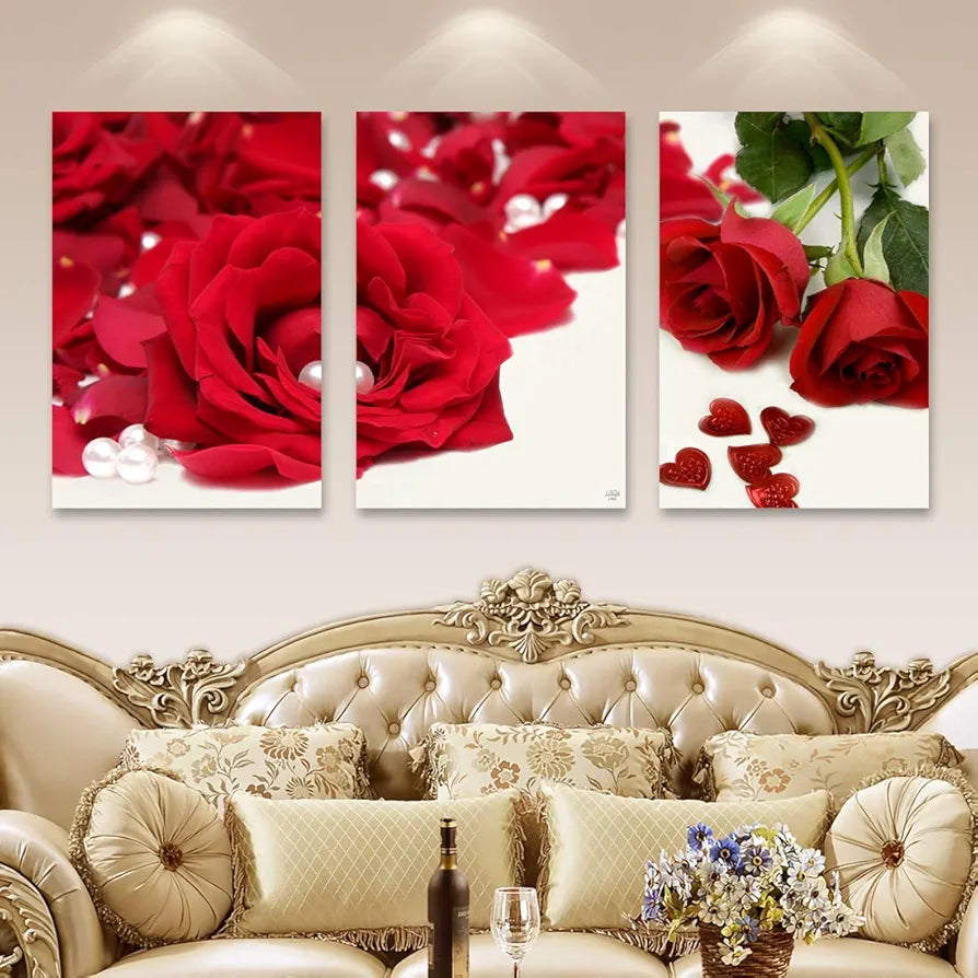 Rangoli MDF 3 Pcs Wall Poster 12x18 Inch Decorative Wall Art P-4 Design-9