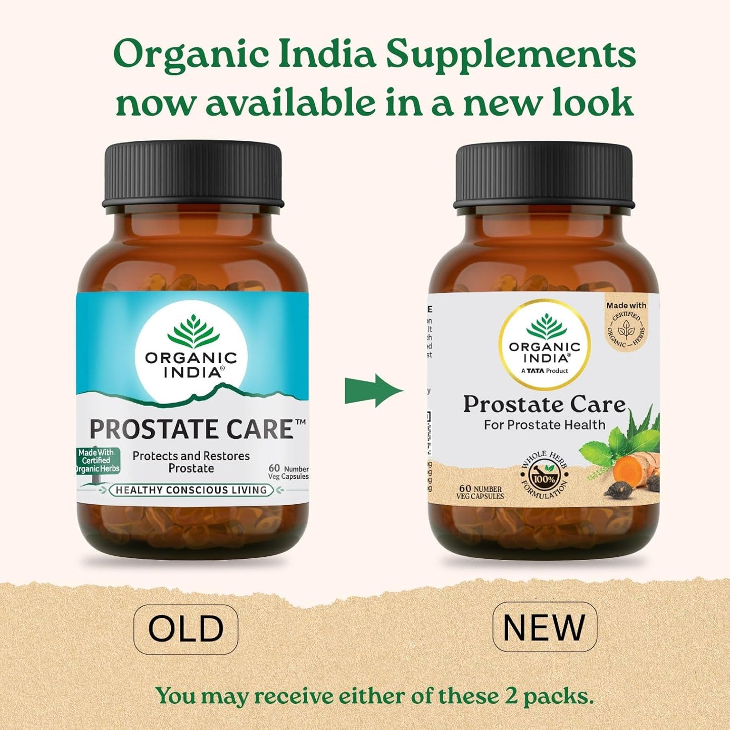 Organic India Prostate Care 60 Capsules