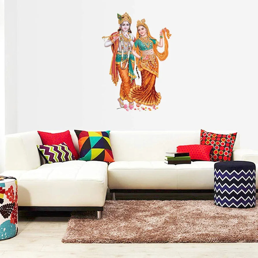 Rangoli White Glossy Vinyl Wall Sticker Premium Self-Adhesive Waterproof Parent-5 Design-20
