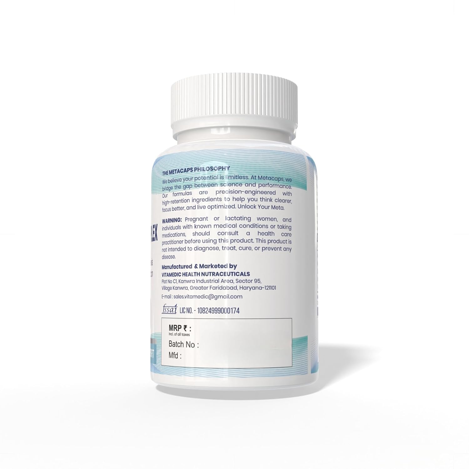 MetaCaps High-Absorption R-Alpha Lipoic Acid (R-ALA) 300mg – 90 Veg Capsules | Stabilized Bio-Enhanced Formula | Advanced Nerve Support & Glucose Metabolism | Master Antioxidant for Cellular Energy | Non-GMO & Vegan