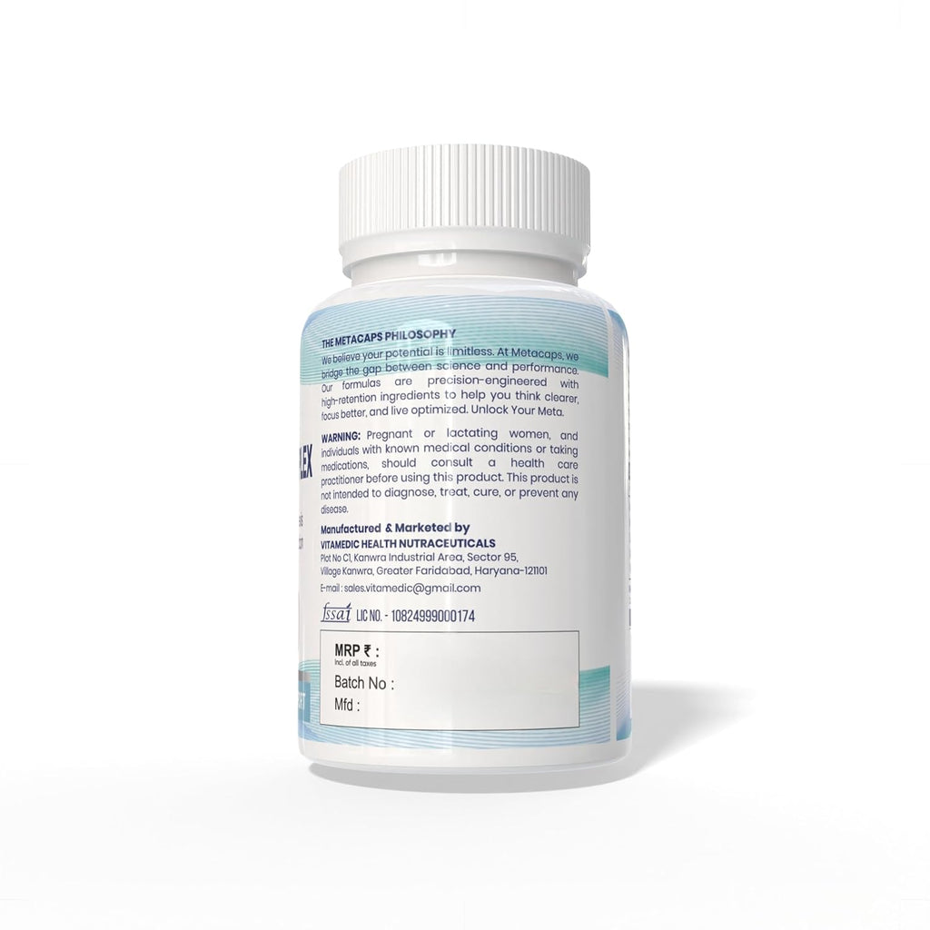 MetaCaps Vitamin A – 90 Veg Capsules | High-Potency Retinyl Palmitate for Immune Resilience & Vision Health | Supports Clear Skin & Cellular Growth