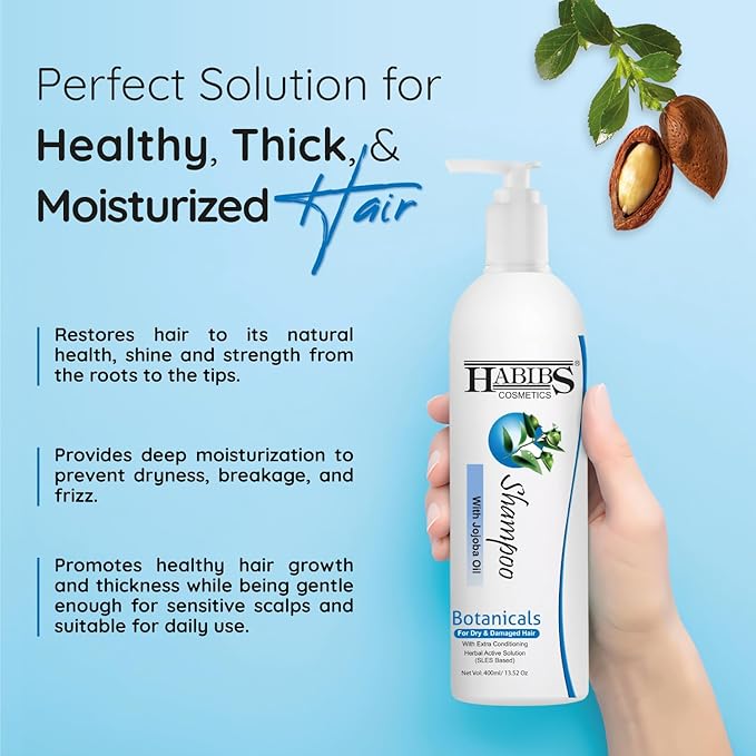Habibs Cosmetics Professional Hair Shampoo with Jojoba Oil