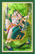 Rangoli MDF Wall Stick Decorative Panel 12x18 Wall Art P-1 Design-10