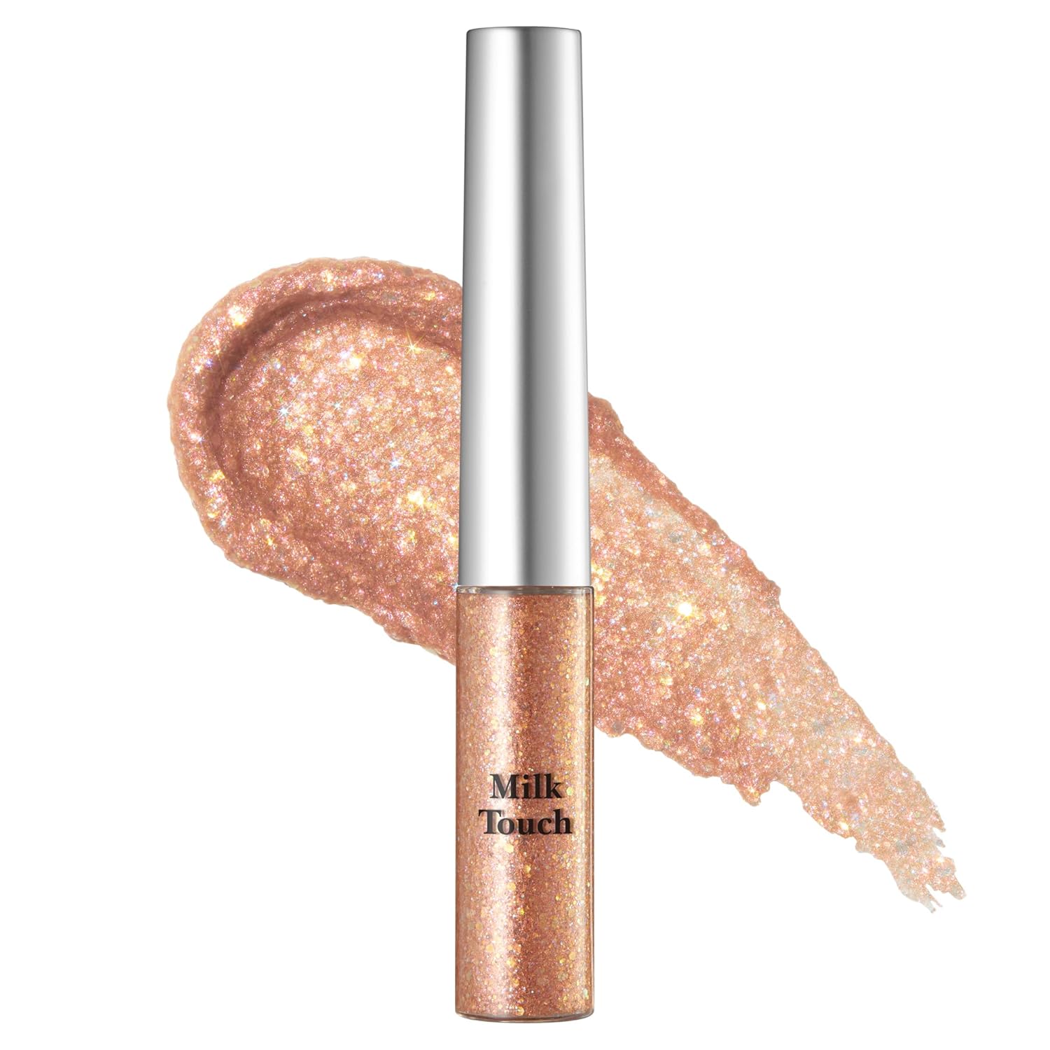 milktouch Fairy Jewel Eye Glitter â€“ 3 Coral Crush Jewelry (7 g) | Long-Lasting Sparkling Liquid Eyeshadow | High-Shine Glitter for Radiant Eye Makeup