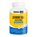 Tata 1mg Senior 50+ Multivitamin & Multimineral Veg Tablet with Calcium for Bone, Skin, Eye, Immunity, Heart & Joints, For Men & Women, Non-GMO & No Added Preservatives (Pack Of 60)