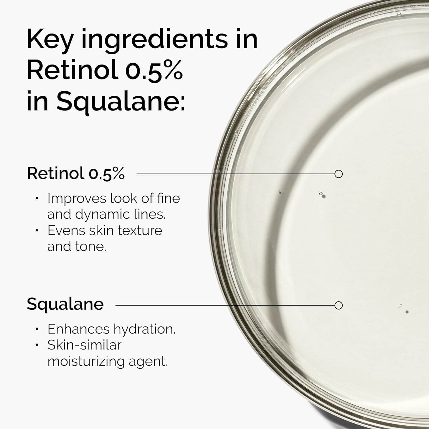 The Ordinary Retinol 0.5% in Squalane â€” Intermediate Retinol Serum for the Face That Is Anti-Aging and Skin Smoothing, 30ml