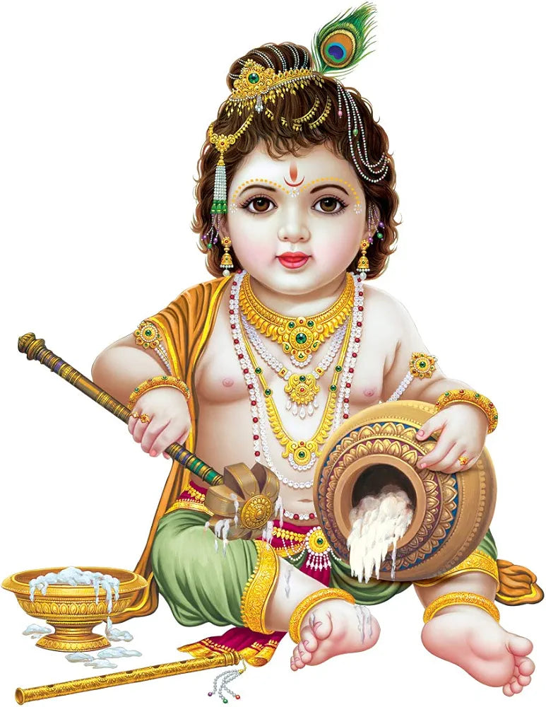 Rangoli White Glossy Vinyl Wall Sticker Premium Self-Adhesive Waterproof Parent-7 Design-17