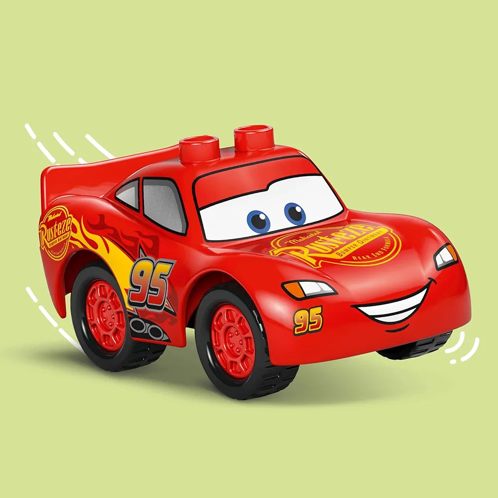 Lego Duplo Disney and Pixar Cars McQueen’s Visit to Doc’s Garage 10456 Building Blocks Toys for 2+ Gift for Boys and Girls