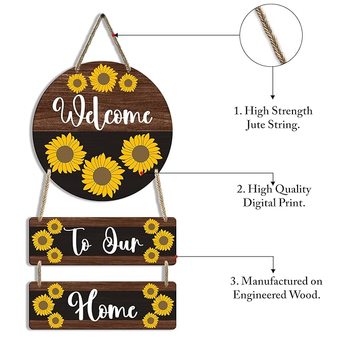 Sehaz Artworks Room Decor Wall Decor Items For Bedroom Wall Hangings For Home  Welcome Home