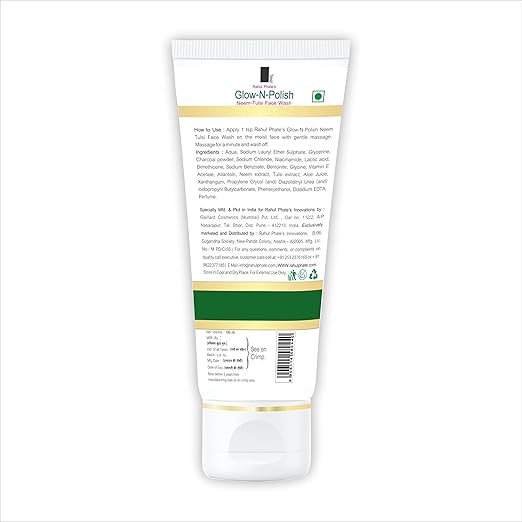 Rahul Phate’s Glow-N-Polish Neem Tulasi Face Wash - 100 ml