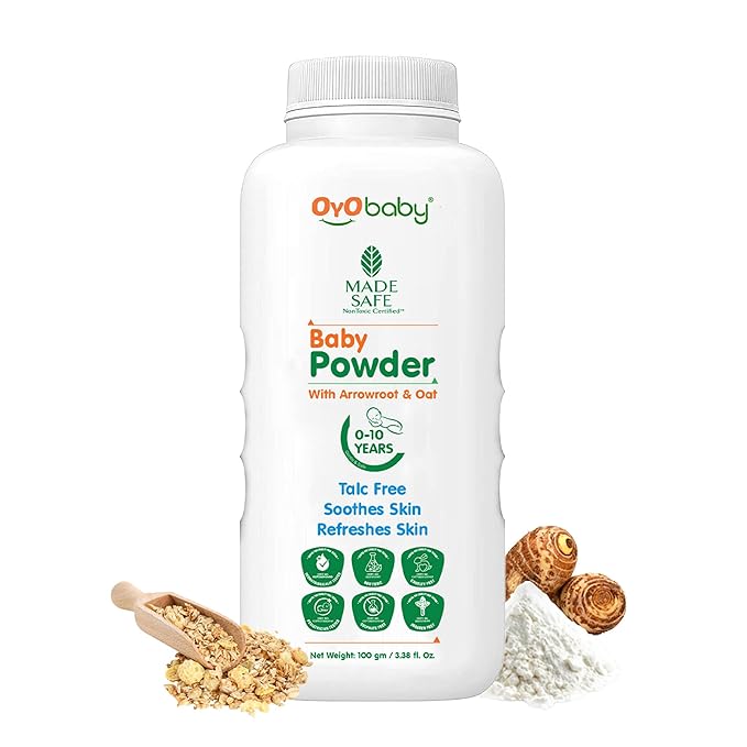 Oyo Baby Gentle Baby Powder (Talc Free) For New Born Baby - 100 gms