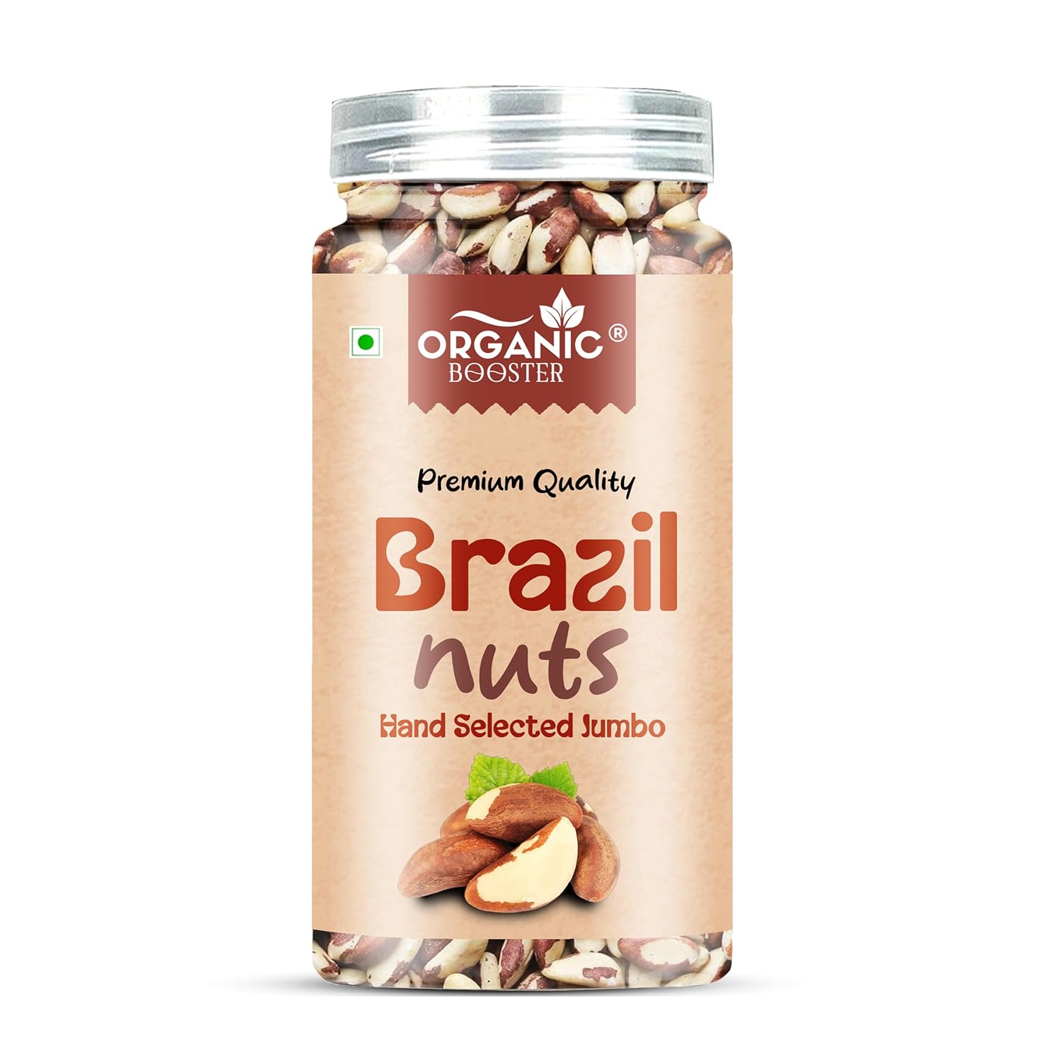 Arshika 100% Organic Brazil Nuts, 100g (Rich in Selenium | Superfood | Have 1 Daily | Product of Peru)