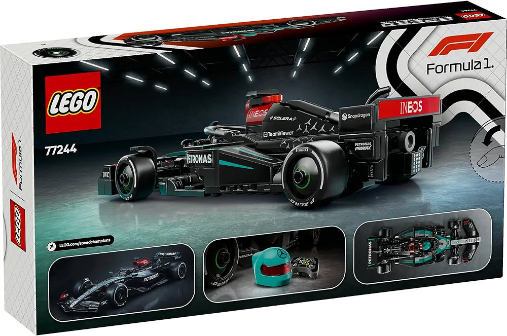 Lego Speed Champions Mercedes-AMG F1 W15 Race Car Toy Vehicle 77244 Building Blocks Toys for 10+ Gift for Boys and Girls