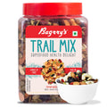 Bagrry’s Trail Mix 1kg | 7 in 1 Superfoods | California Almond | Cashews | Cranberries | Dates | Pumpkin Seeds | Green & Black Raisins | High Protein | Fibre-Rich | Oil-Free | Non-Salted| Dry fruit mix | Mix nuts | Resusable jar
