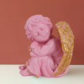 Zart Angel Girl Right Gold Wing Statue for Home Decor