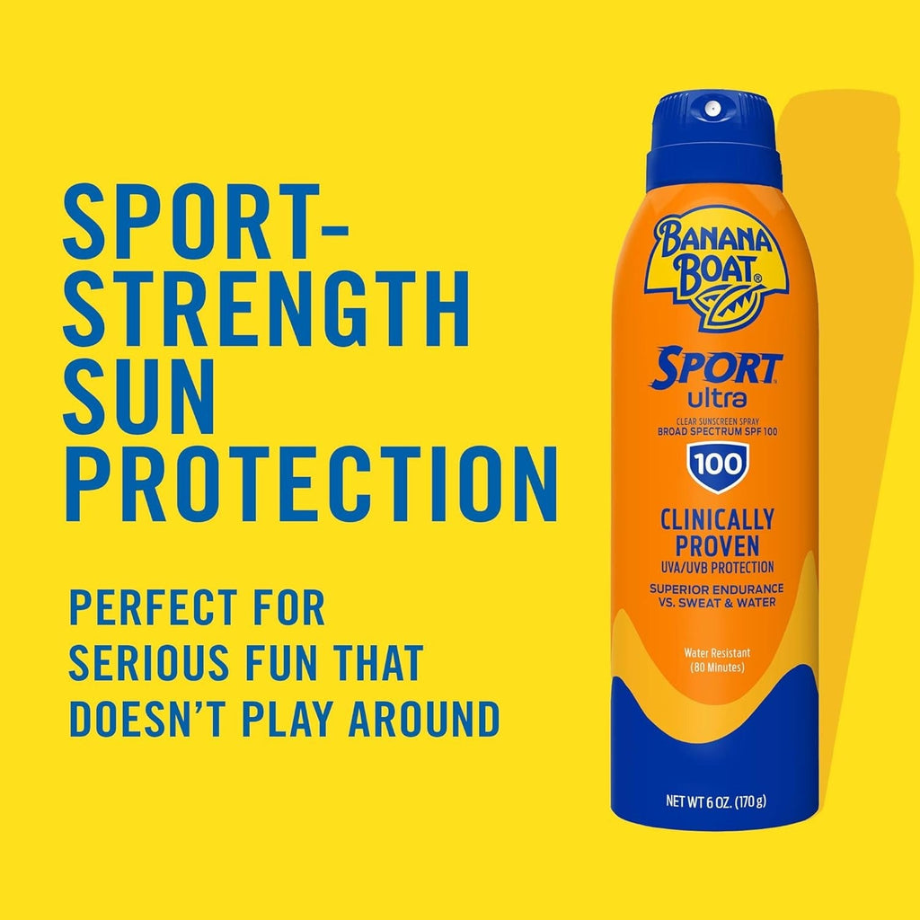 Banana Boat Sunscreen For Oily Skin Type Spray spf 100 - 170 gms
