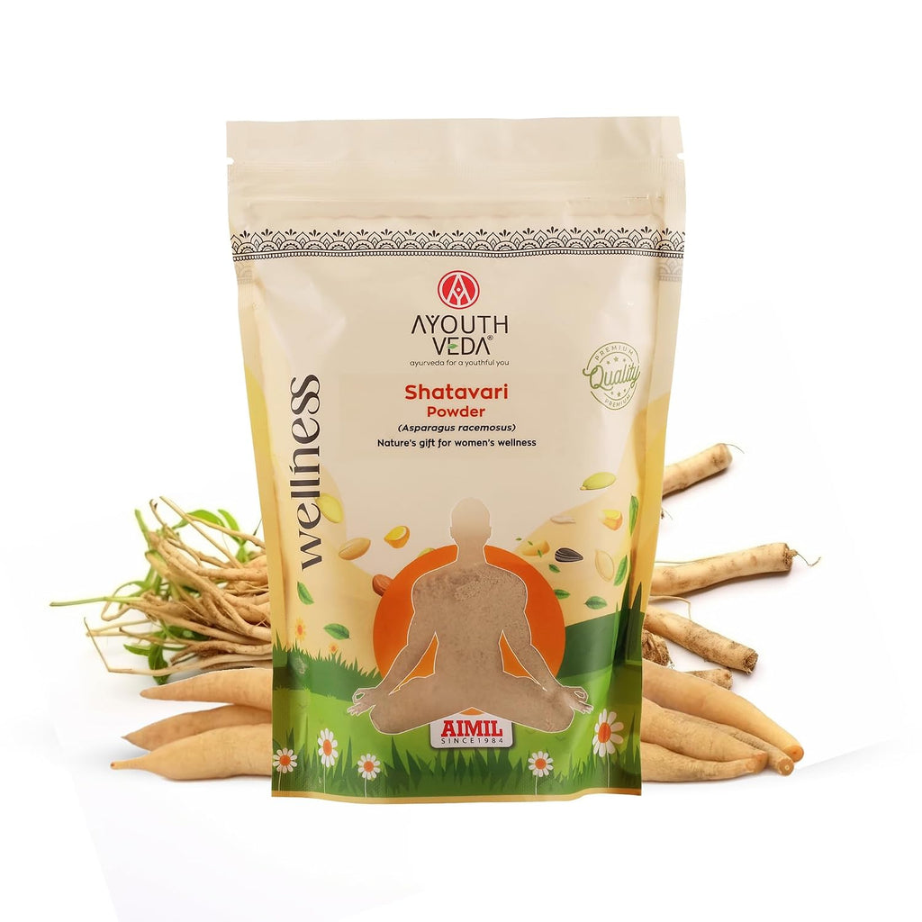Ayouthveda Shatavari Powder Pure Ayurvedic Herb for Women’s Health & Wellness Net Qty: 200g