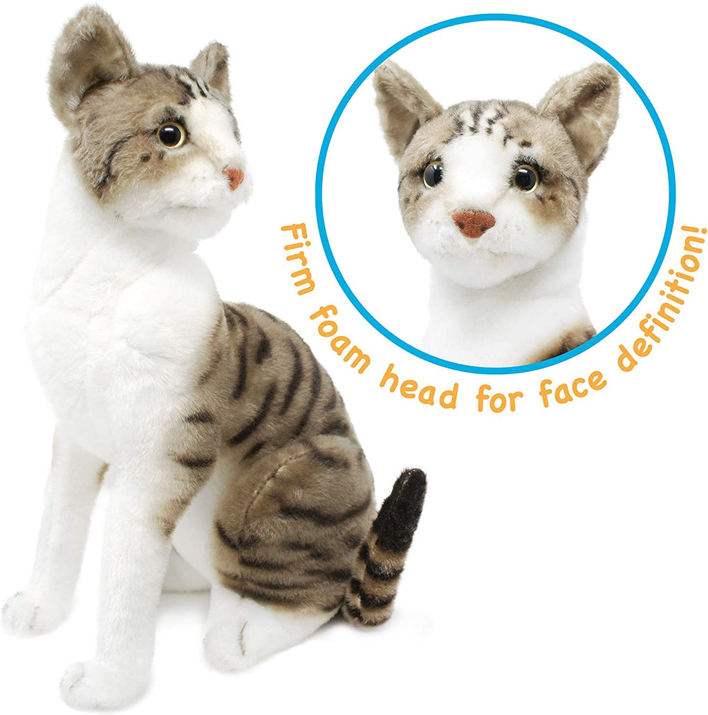 Tickles Cute Cat Soft Stuffed Plush Animal Toy for Kids 21 cm