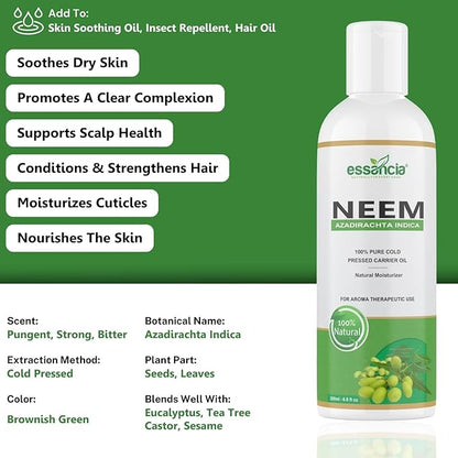 Essancia Neem Carrier Oil - 200 ml