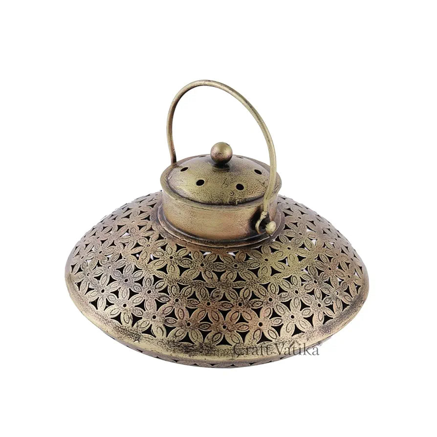 Iron Degchi doop stand Tealight Candle Holder - Tea Light Candle Stand Decorative