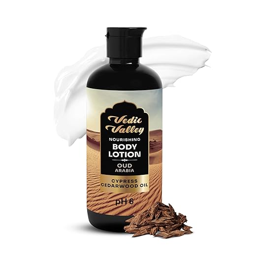 Vedic Valley Paraben Free Oud Arabia Body Lotion for Women & Men - 300 ml