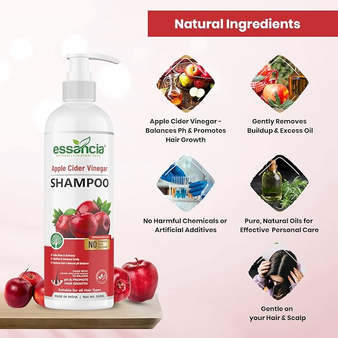 Essancia Apple Cider Vinegar Shampoo - 500 ml